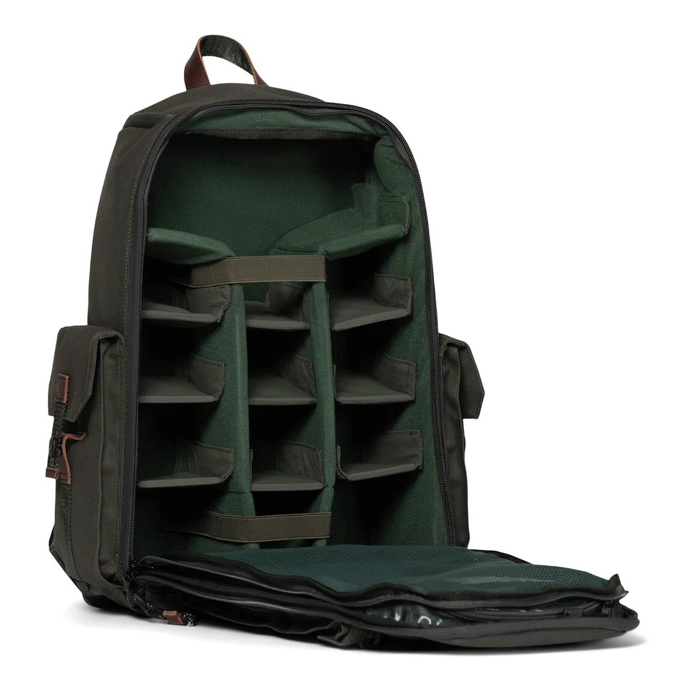 Langly Multi Globetrotter Camera Backpack in Forest Green Brand New - Image 2 of 4