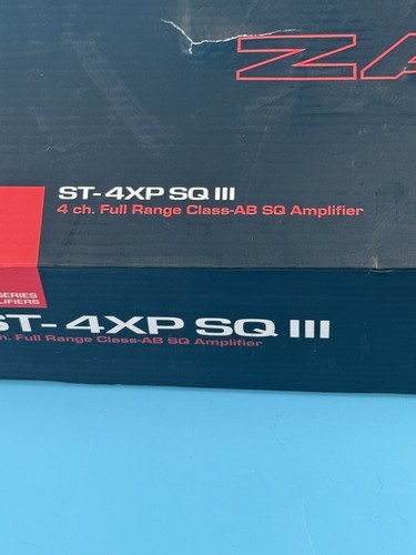 ZAPCO ST-4XP-SQ-III CLASS AB SOUND QUALITY 4-CHANNEL 600W RMS AMPLIFIER - Picture 4 of 4
