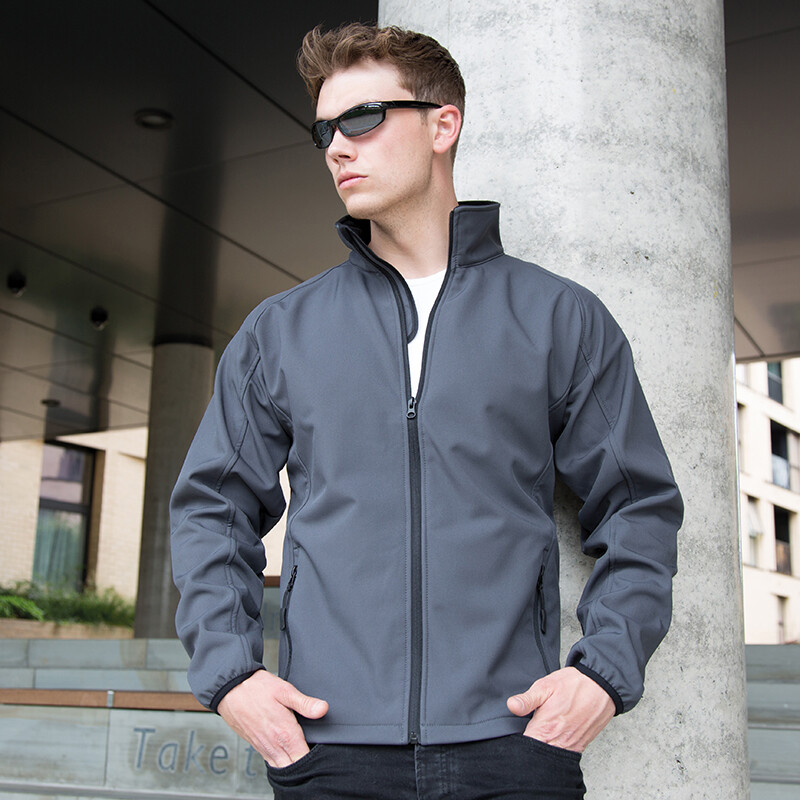 result core printable soft shell jacket