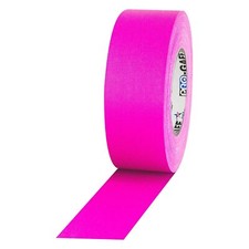 Pro Tapes Neon Pro Gaffer Tape Fluorescent Pink 2" x 50 yds.