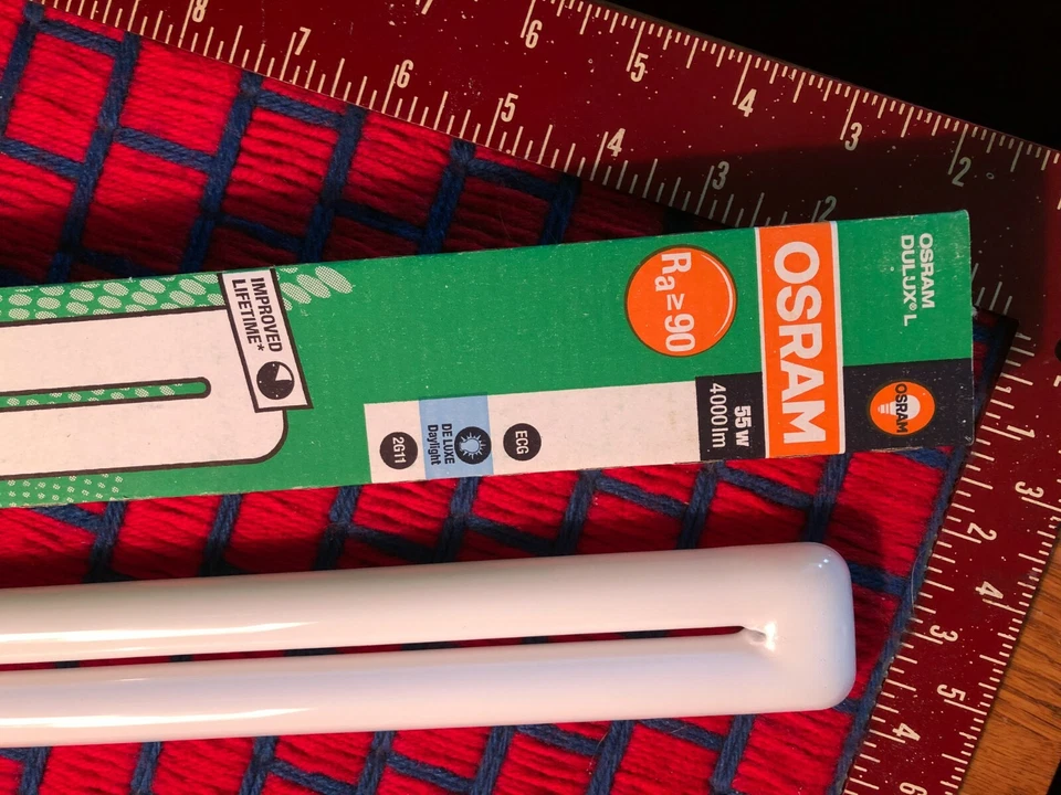 NEW 55 watt 2G11 POWER COMPACT 4 PIN PL-L fluorescent light bulb 55w OSRAM 5400K - Image 3 of 4