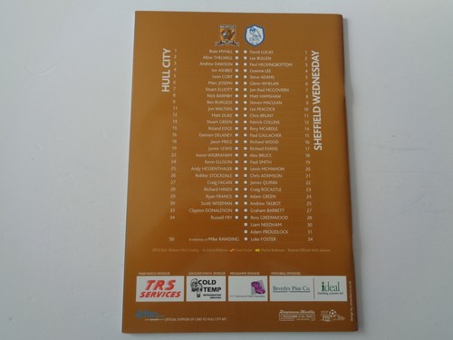 HULL CITY v SHEFFIELD WEDNESDAY - APRIL 30th, 2005 - LEAGUE ONE - Picture 2 of 3