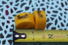 RANNALLI Skateboard Truck Roller Skate Rare 70's Yellow Vintage Rubber Bushings