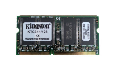 Barrette Mémoire SAMSUNG 128Mo SODIMM PC133 Pour Portable, Occasion