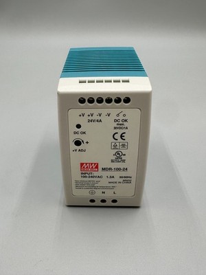 MEAN WELL MDR-100-24 100-240V AC 1.3A 50/60Hz Power Supply Fair