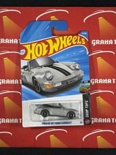 Porsche 911 Turbo Cabriolet #52 Silver Drop tops 3/5 2026 Hot Wheels Mix Q