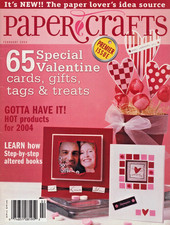 Paper Crafts Magazine 65 Valentine Projects February 2004