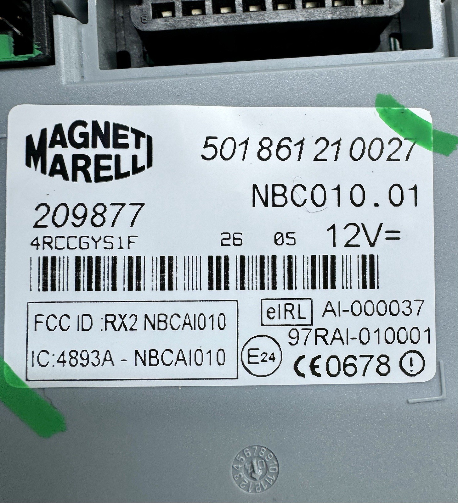 15K 2005 Maserati Quattroporte M139 BCM Body Control Module Fuse Box 209877 876