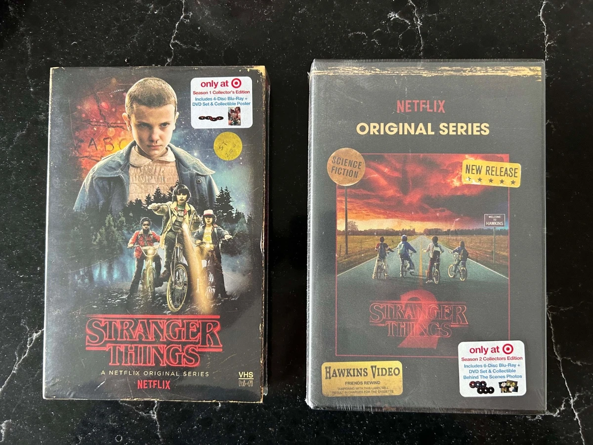 Stranger Things Seasons 1 and 2 Bluray+DVD Target Exclusive SEASON