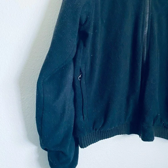 Women Patagonia Black Jacket Doble Sided Fleece/Polyester Size XS - Image 4 of 4
