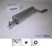 Klarius Auspuff Endtopf + Anbauteile für Mercedes-Benz C123 W116 W123 250 + 280