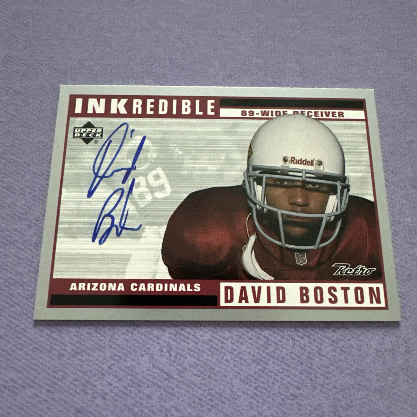 David Boston Upper Deck Retro Inkredible #DB Inkredible