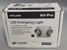 Cooper AllPro Emergency APEL LED Emergency Lighting 2 Head Nicad Remote Capacity