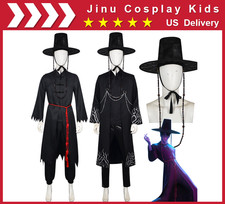 Kids Boys K-Pop Demon Hunters Saja Boys Jinu Cosplay Costume  Hat Christmas