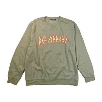  Def Leppard Rock Sweatshirt Pullover Schwarz Unisex Gr. XL Vintage