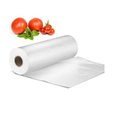 12" X 16" Plastic Produce Bag on a Roll, Bread and Grocery Clear Bag, 350 Bag...