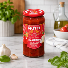 Mutti Rossoro Tomato Marinara Pasta Sauce, 24 Ounce - No Added Sugar, Solo