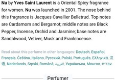 Saint Laurent NU女式淡香精| eBay