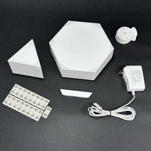 Nanoleaf Shapes Lot NL42 NL48 Hexagons + Mini Triangles PSU Controller BUNDLE