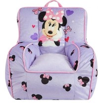 Disney Minnie Mouse Kids' Purple Armchair Modern Cartoon Polyester Foam