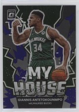 2022-23 Panini Donruss Optic My House Purple Prizm Giannis Antetokounmpo #6 04dh