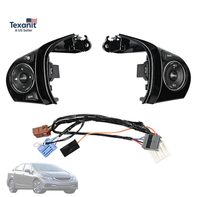 #ad #ad Pair Steering Wheel Audio Control Switch Button Compatible with Honda Civic 2012 $97.07