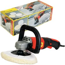 Unitec Profi Poliermaschine 180mm 1200W 3400 U/min Auto Polierer Poliergerät