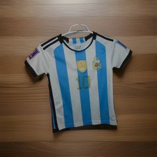 FIFA 2022 LIONEL MESSI UNISEX KIDS SOCCER JERSEY SHIRT SIZE 22-MUST SEE PICTURES