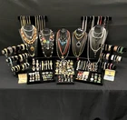 223 pc Antique Vintage Estate Costume Jewelry Some Signed. Lot 676