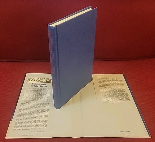 Battlestar Galactica Glen A. Larson & Robert Thurston 1978 Hardcover Dust Jacket - Foto 5 di 11