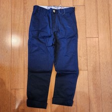 H M Girls Navy Chino Pants Size US 6-7 Years New With Tags