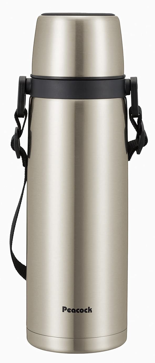 With Cup, Warm/cold 970ml, Shoulder Strap Included, Stainless Steel