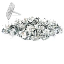 1" x 11GA RING GALV STEEL SQUARE CAP NAILS 25lb | SQ-1R25