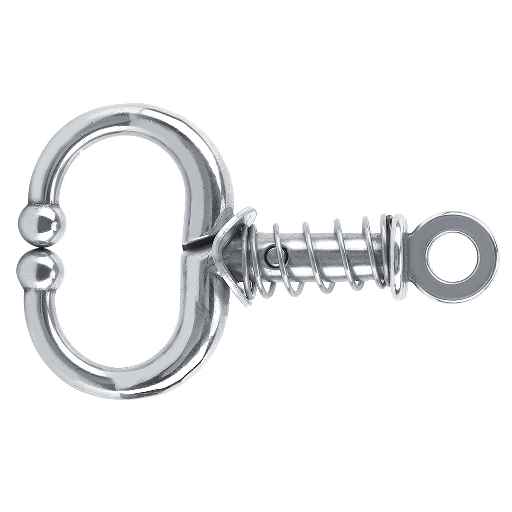 Stainless Steel Bull Cow Cattle Nose Ring Husbandry Accessory(Spring Nose