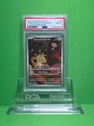 POKEMON 2025 DESTINED RIVALS TEAM ROCKET'S MEOWTH ILLUSTRATION RARE 203 PSA 8