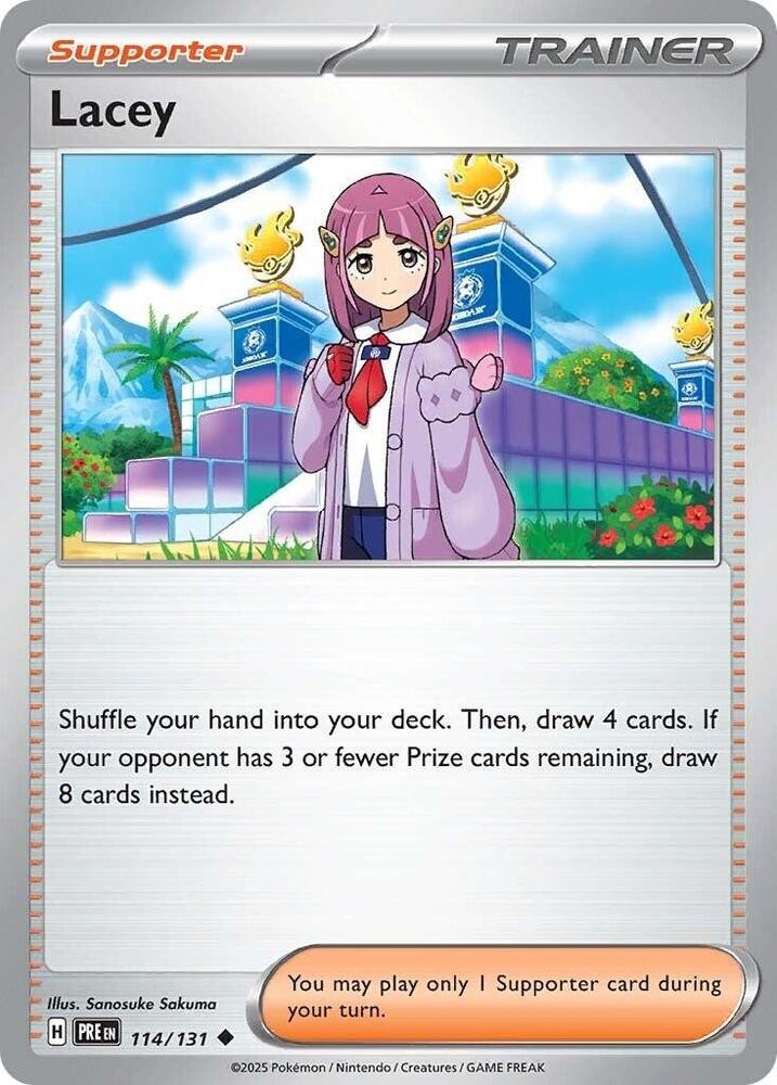 Lacey SV: Prismatic Evolutions 114/131 Pokemon TCG LP