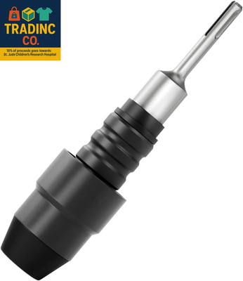 Sds-Plus to Sds-Max Adapter for Rotary Hammers - 8-1/4 Inches Long Black Alloy S
