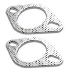 2 Pcs Car Exhaust Gasket,Reinforced High Temperature Gasket Exhaust 2.5In