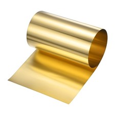 Brass Sheet Roll, 39 x 8 x 0.006 inch, Metal Foil Plate, Hardware, DIY Crafts