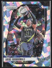 2024 Panini Prizm WNBA Ice Prizms #28 Arike Ogunbowale Dallas Wings