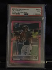 Carte Antonio Gibson RC – Panini Chronicles Donruss Optic 2020 – Rouge Holo SSP, Classée