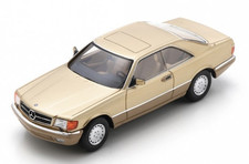 SCHUCO,MERCEDES BENZ 560 SEC 1989 beige, 1/43, SCH43U00098