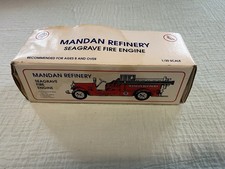 ERTL 1926 SEAGRAVE MANDAN FIRE TRUCK DIE CAST BANK 1/30 SCALE
