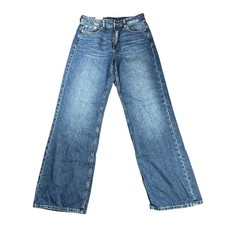 NWT Aeropostale Women's 8 High Rise Wide Leg Jeans Dark Wash 156917 Blue