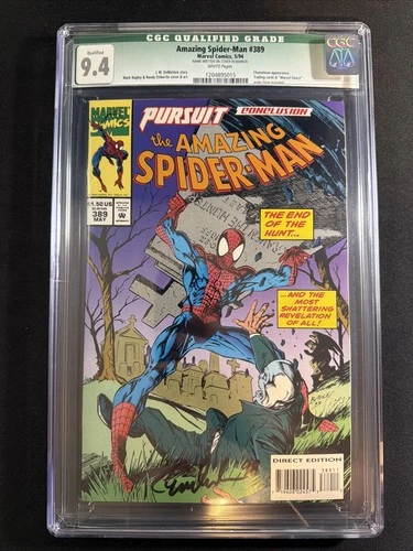Amazing Spider-Man #389 CGC 9.4 Qualified “name Written On Cover” 1st Print *S15