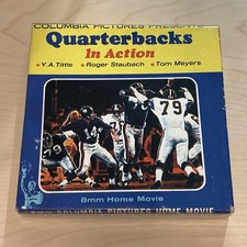 Columbia Pictures Presents Quarterbacks In Action 8mm Film Roger Staubach