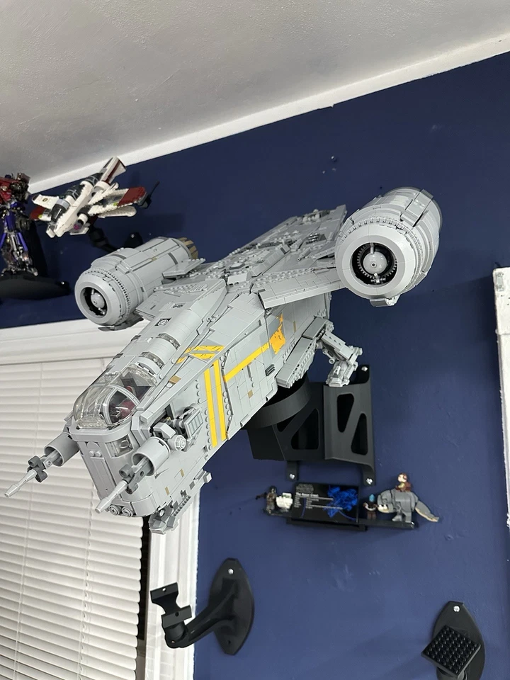 Expositor de montaje en pared para Lego Star Wars UCS Razor Crest Foto 4 de 4