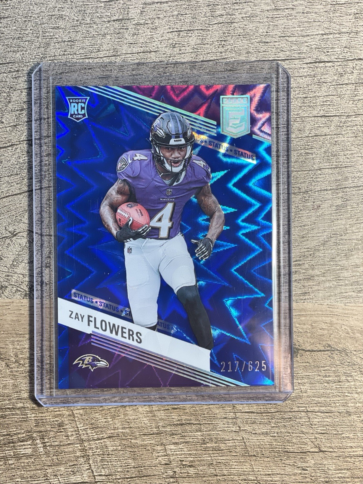 2023 Panini Donruss Elite Zay Flowers Status Explosion RC #200 /625