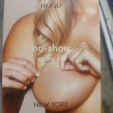 Nood Women's No Show Reusable Nipple Covers No.5 One Pair -3.5" 9cm 
