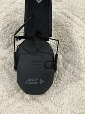 Act Fire Shooting Hearing Protection Active Noise Reduction Ear Muffs Black